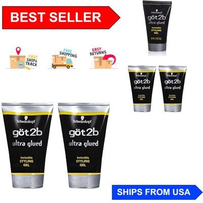 Got 2b Invincible Styling Gel 1.25 oz 2 Pack - Ideal Unscented Hair Solution