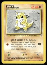 Sandshrew [Reverse Holo] #91 Prices | Pokemon Legendary Collection