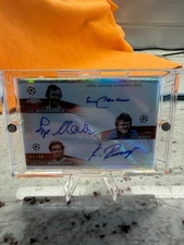 2023-24 Topps Chrome Beckenbauer Maier Rummenigge Triple Auto /50 Gold  #TA-BMR