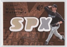 2007 SPx Winning Materials Bronze 61/199 AJ Burnett #WM-AB 0v1