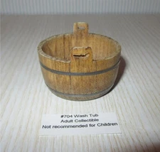 MINIATURE DOLLHOUSE 1:12 SCALE WASH TUB SIR THOMAS THUMB LEVEL  - 704