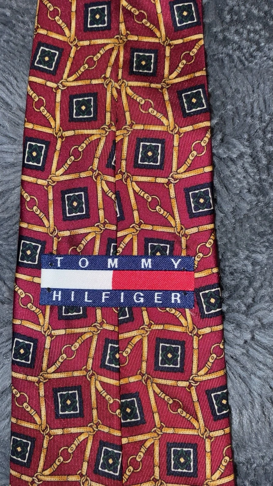 Vintage Tommy Hilfiger Silk Tie - product detail image 4