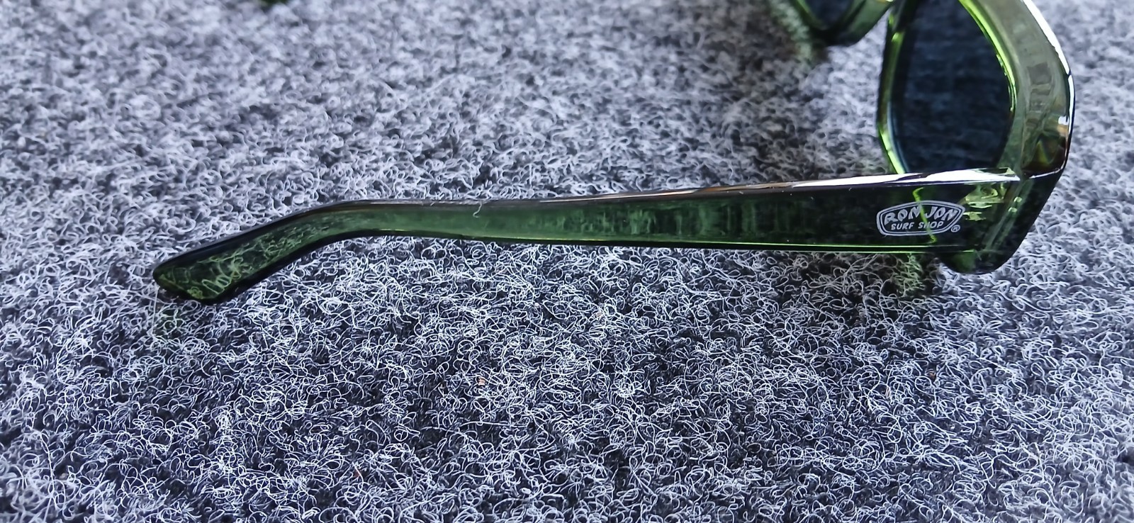 Ron Jon Women's Rectangular Green Frame Sunglasses - image 7