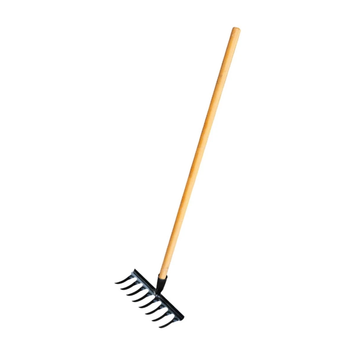 Kadax Rastrello Regolabile Per Giardino, Con Manico In Legno Da 130 Cm E Testa A Nastro Largo 30 Cm, Per Foglie E Erba, Utensile Da Prato Durevole