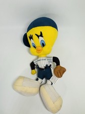 Tweety Bird In Baseball Uniform Plush Looney Tunes