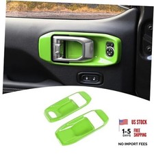 for Jeep JL Inner Door Handle Cover Bowl Trim for Jeep Wrangler JL JLU Green