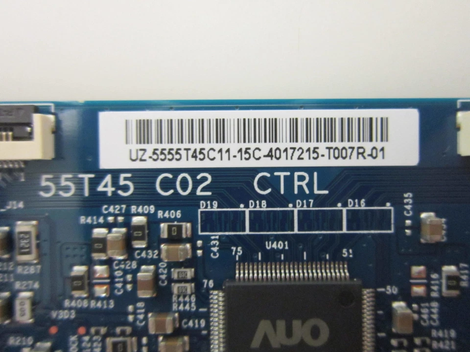Insignia NS-55F501NA22 T-Con Board 55.55T45.C11 - Vizio M55Q7-J01, V555-J01 - Image 2 of 2