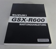 Workshop Manual / Maintenance Guide Suzuki GSX-R 600 K8 Stand 03/2008