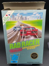 Rad Racer -Nintendo NES- OVP/Boxed/CIB mit 3-D Brille - PAL B  - TOP Zustand