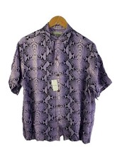 WACKO MARIA Short Sleeve Shirt M Rayon PUP Animal