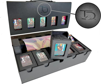 Duelist Box: 5 Commander Deck Holder & Playmat for TCG Games