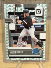 2022 Panini Donruss - Rated Rookie Jake Burger #37 Liberty (RC) Rangers SP