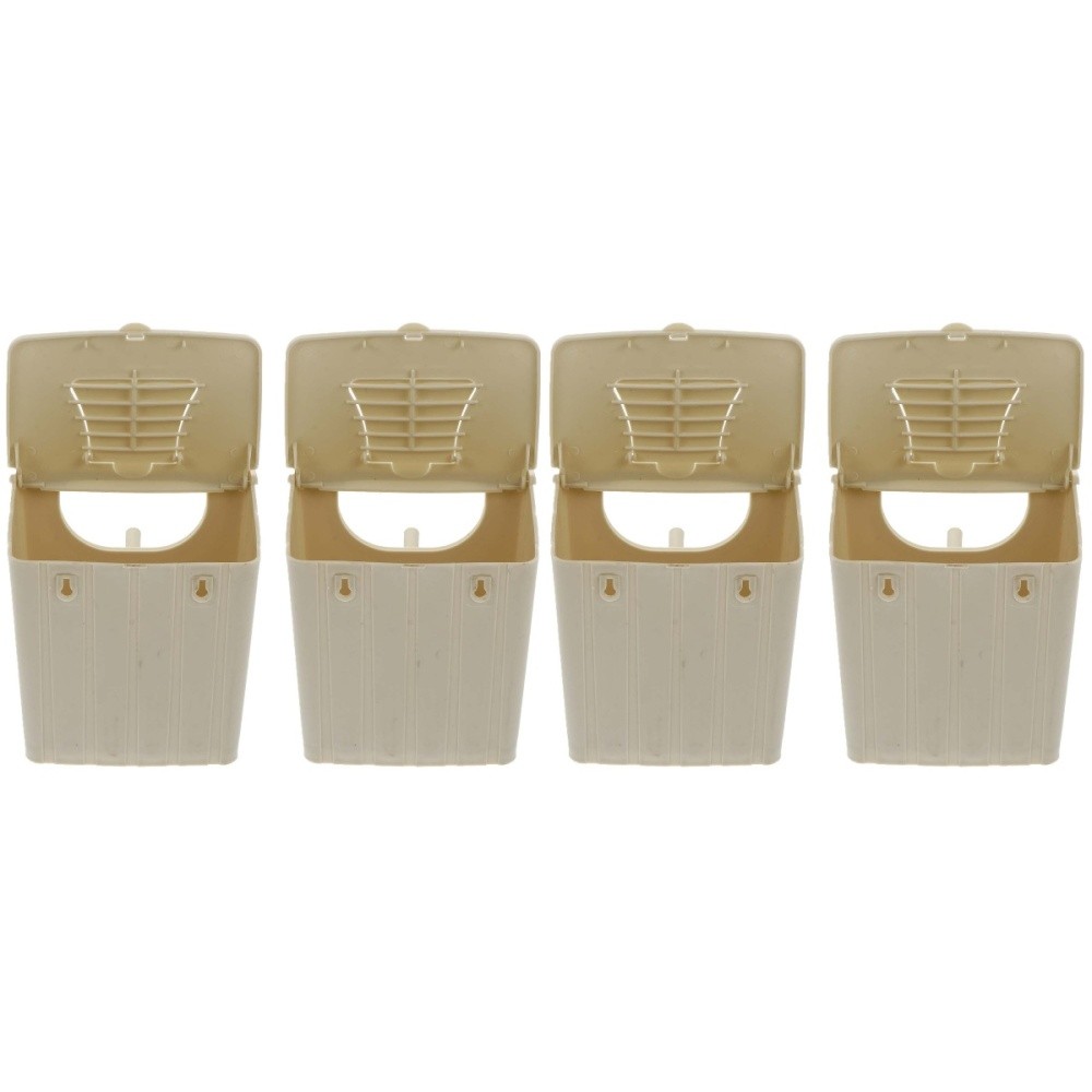 2-Piece Plastic Bird Breeding Box for Finches - Travel-Friendly Nest