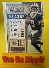 Panini Contenders 2020 Drew Brees - Saints - Stardust Season Ticket Insert - #40