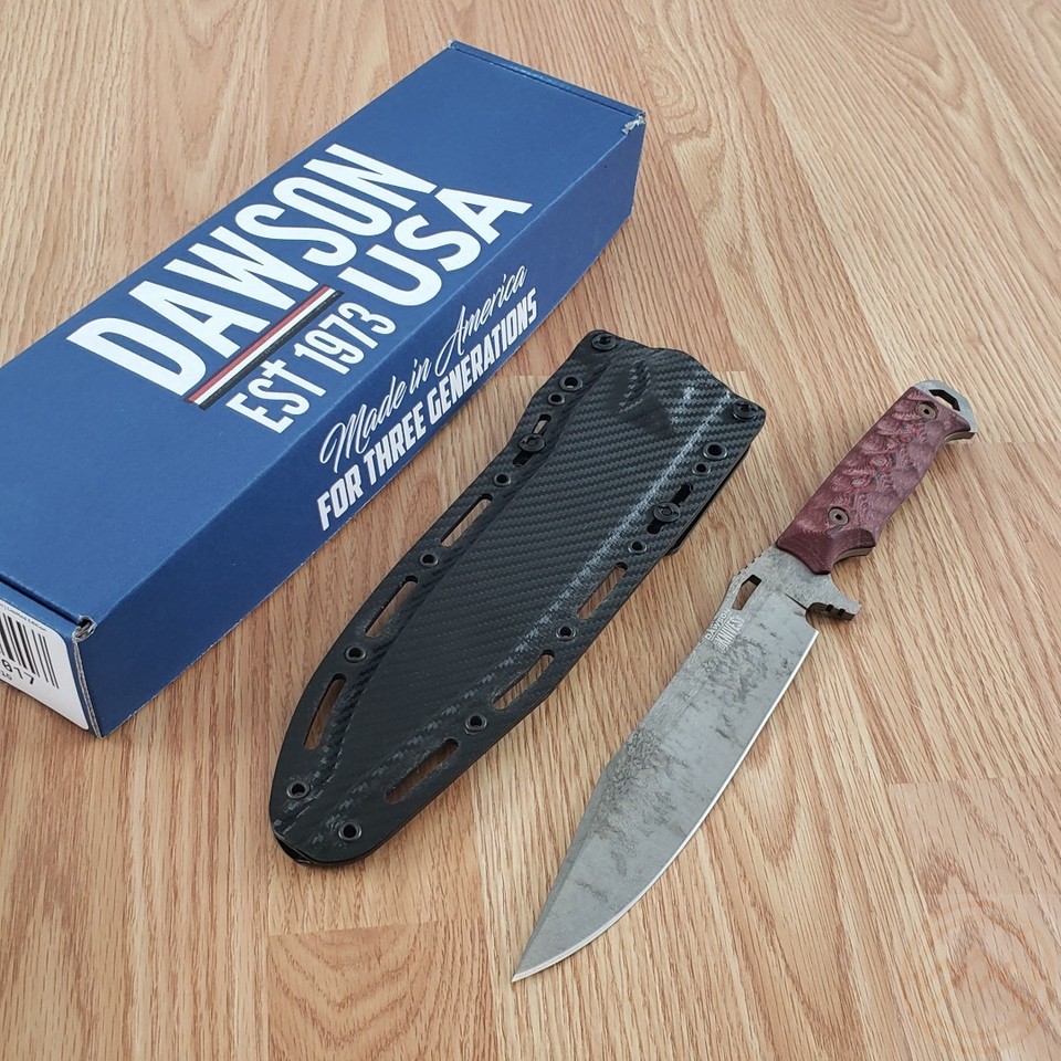 Dawson Knives Marauder XL Fixed Knife 7.25" CPM MagnaCut Steel Blade