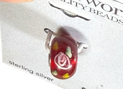 Belk Silverworks Originality Beads Sterling Silber Murano Trollbeads inspiriert