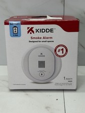 Kidde 10SDR Compact 4" AA Battery Powered Smoke Detector w/ Photoelectric Sensor