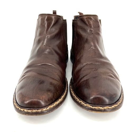 Adam Derrick To Boot New York Herren Vintage Braun Zum Überziehen Stiefeletten 10,5 - Bild 3 von 8