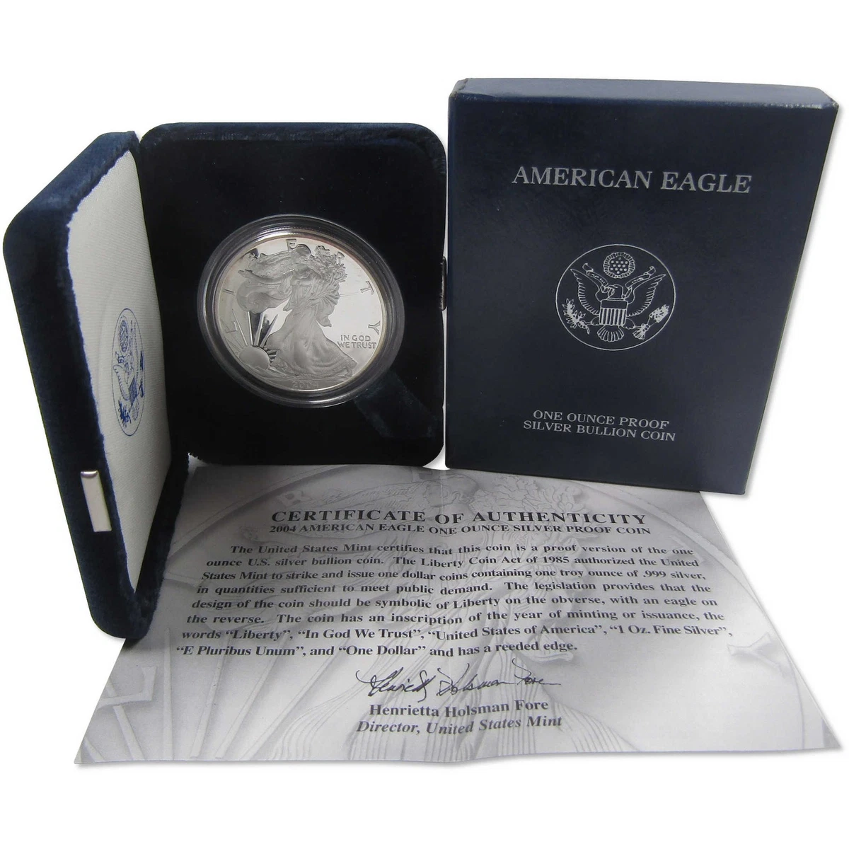 American Eagle Uncertified 2004 Silver Bullion Coins for sale | eBay