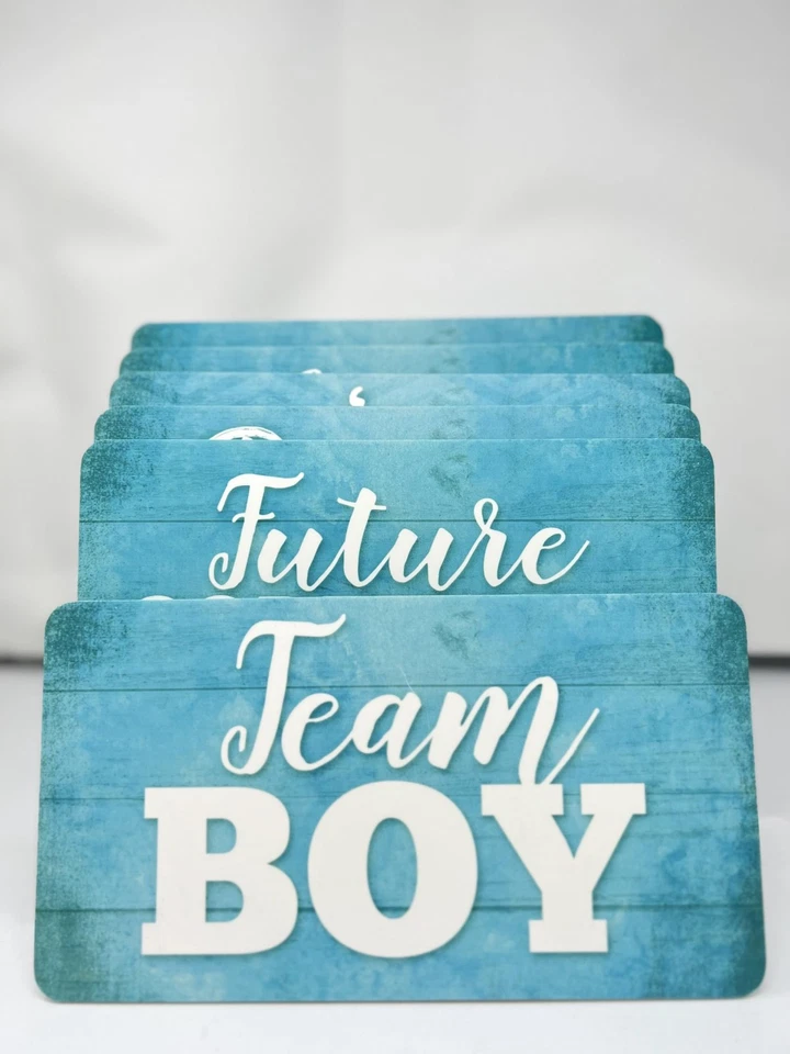 Juego de accesorios para cabina de fotos It's a Boy Perfect Baby Shower decoraciones azules 6 unidades... Foto 4 de 4