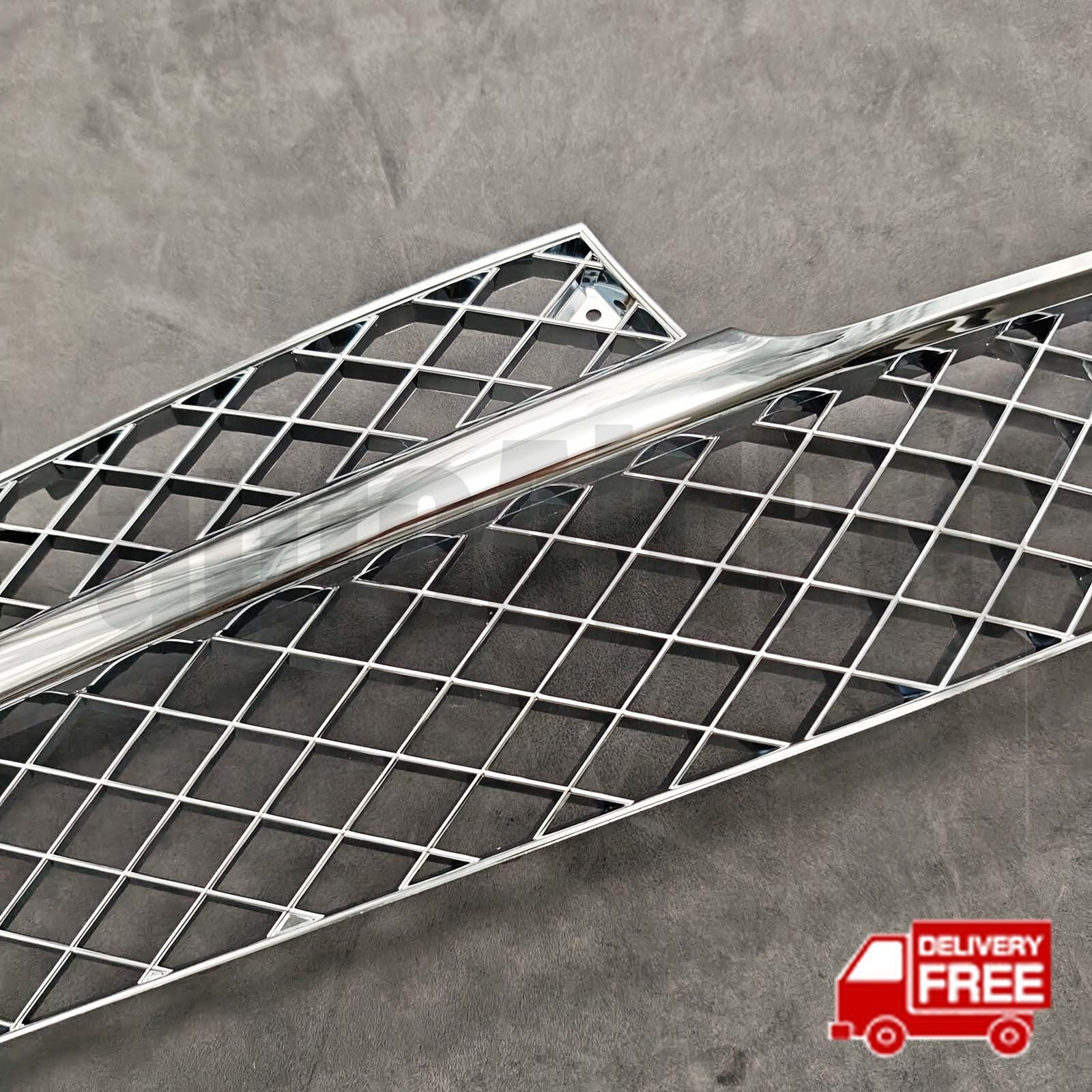 New Right Bumper Chrome Grill 4W0807648A for Bentley Continental Flying Spur