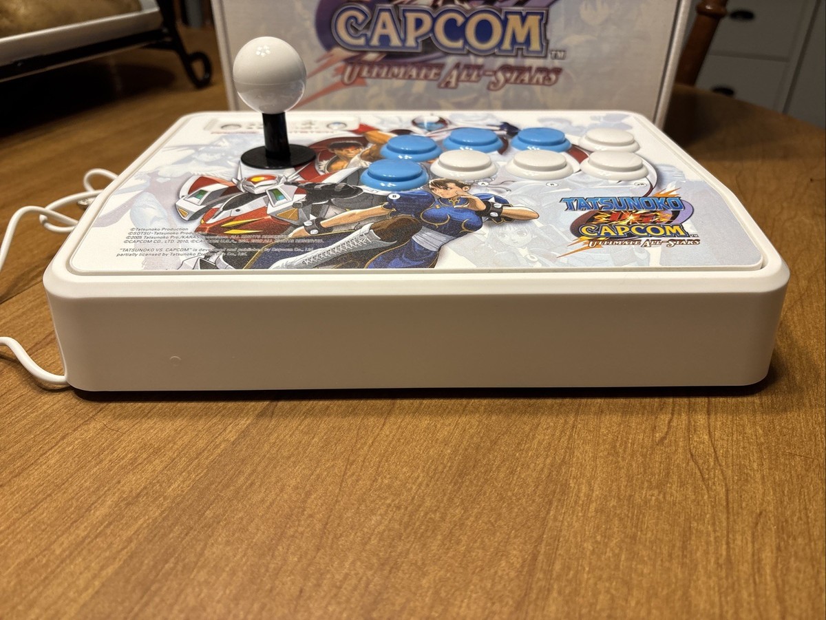 Tatsunoko vs Capcom Arcade FightStick Wii Used Tested Works