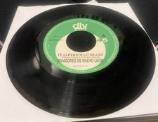 Los Invasores De Nuevo León 1993 45 RPM Te Llevaste Lo Mejor VG Norteño Tejano