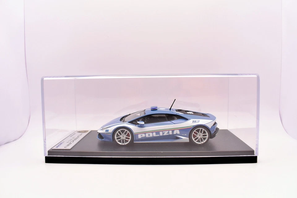 Modellino auto 1:43 Lamborghini huracan LP 610-4 polizia Looksmart modellismo - Immagine 3 di 4