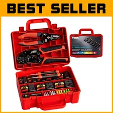 Durable Automotive Electrical Tool Set - Crimper, Stripper, 1-6 Pin Connectors