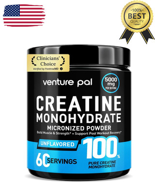 100% Pure Micronized Creatine Monohydrate Powder - 5g Unflavored...