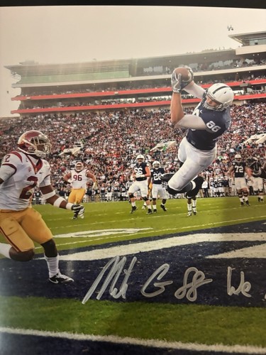 Penn State Mike Gesicki Rose Bowl Original Autographed and Inscribed 8x10 Photo - Picture 2 of 4