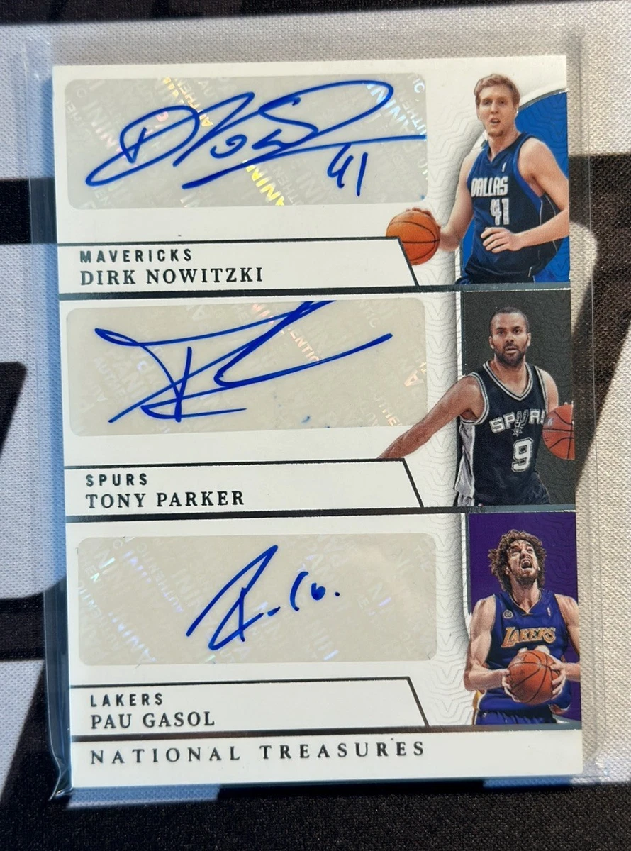 Tony Parker Basketball Autographed Sports Trading Cards