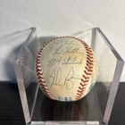 Nolan Ryan Signed American League Baseball w/Inscriptions- JSA