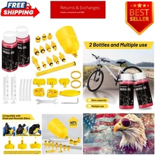 Complete Brake Bleed Kit for SHIMANO & TEKTRO - High Performance Mineral Fluid