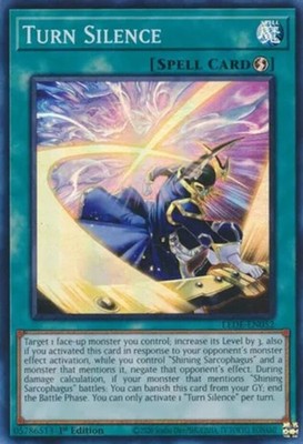 Turn Silence - LEDE-EN052 - Super Rare - 1st Edition Near Mint Yugioh Card