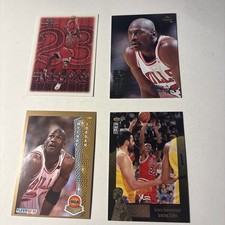 Michael Jordan 4 Card Lot - Chicago Bulls HOF