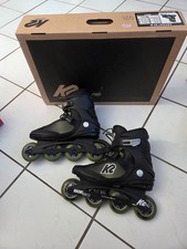 K2 Inline Skates Ascent schwarz oliv Gr. 42,5 top Zustand