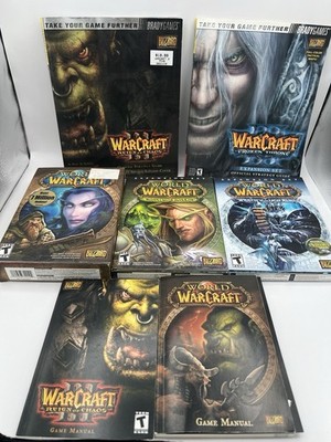World of Warcraft PC Lot (WoW, Burning Crusade, Wrath Of The Lich King, Guides)