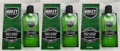 *PACK OF 3* BRUT SPECIAL RESERVE for Men 3.4 oz 100 ml Cologne Spray NEW IN BOX