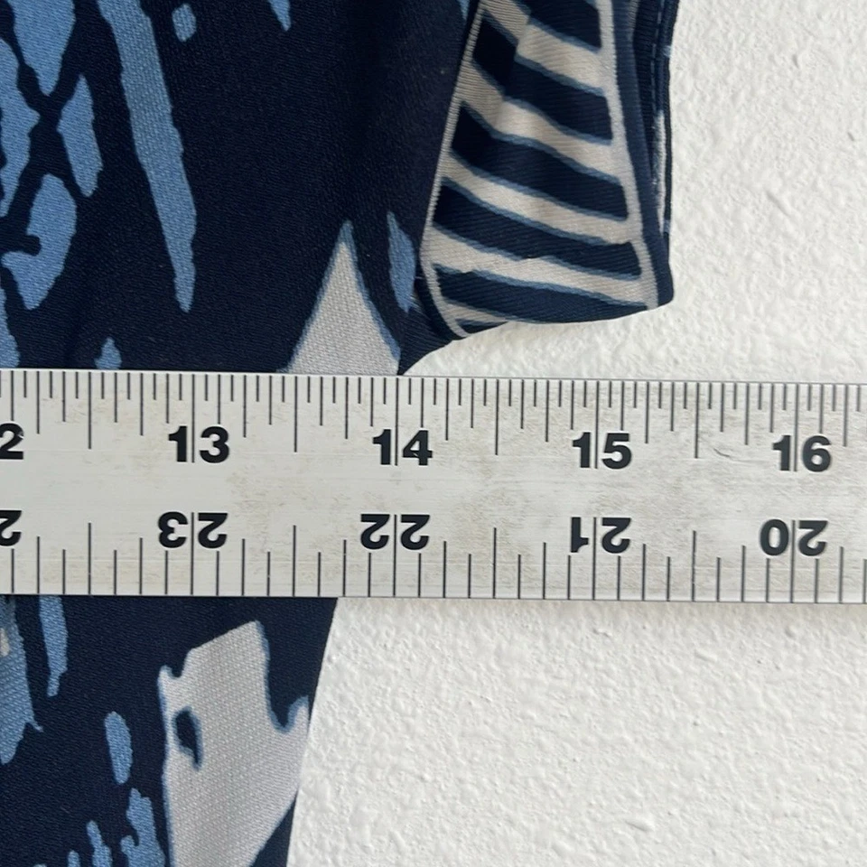 Vestido BCBGMaxAzria para mujer XXS azul y blanco Foto 3 de 4