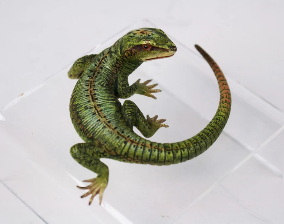 Wiener Bronze. Eidechse. Kleinplastik. Tierfigur. Miniatur. - Bild 3 von 4