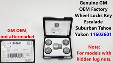 11602601 Genuine Gm Oem Factory Wheel Locks Key Escalade Suburban Tahoe Yukon 11602601 Genuine Gm Oem Factory Wheel Locks Key Escalade Suburban Tahoe Yukon
