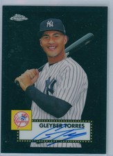 Gleyber Torres 2021 Topps Chrome Platinum Anniversary Black Auto /10 #PA-GT