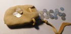 Leather Indian Possibles Bag with (25) .999 Pure Silver Libery Rounds 1 gr /A-15 — photo 8