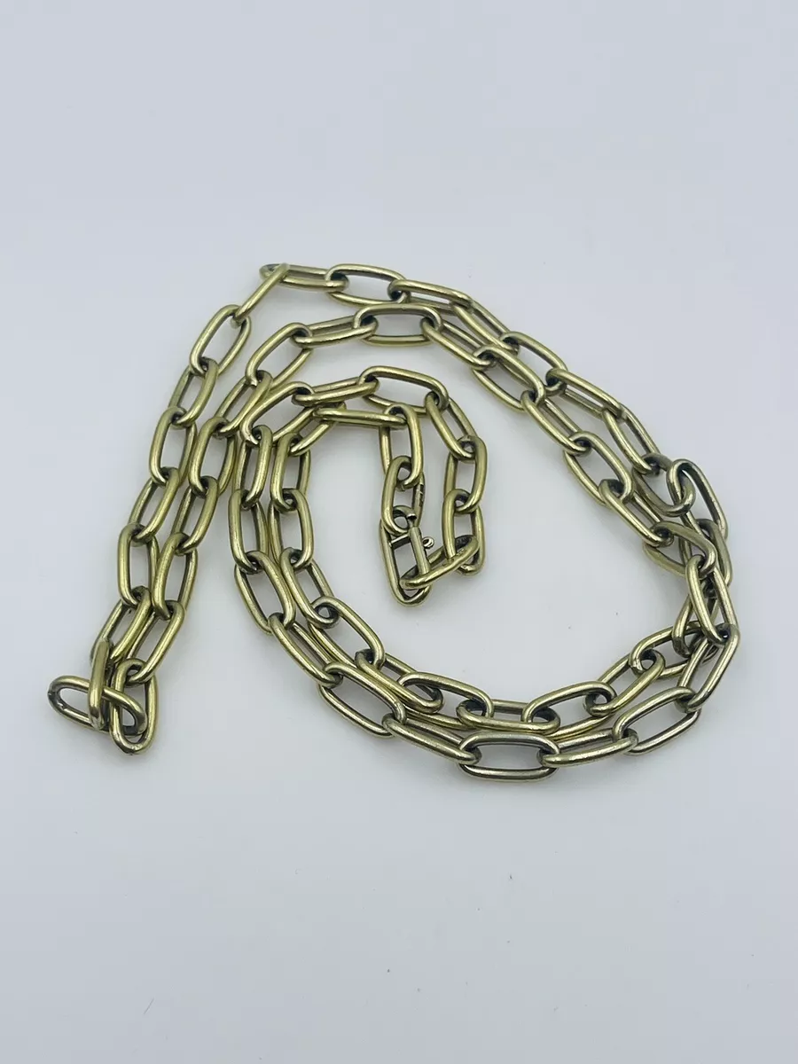 Large Paperclip Chain Necklace in 18k Yellow Gold Vermeil