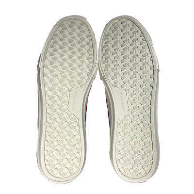 PS PAUL SMITH Mens Kinsey Floral Print Canvas Low Top Sneakers Red