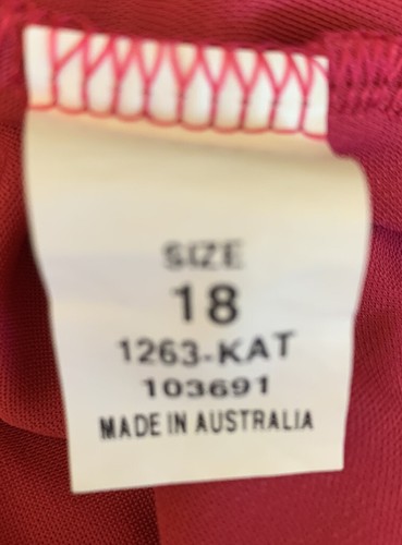 1626 plus sz 18 stretchy cerise pink 3/4 sl top AS NEW - Picture 9 of 10