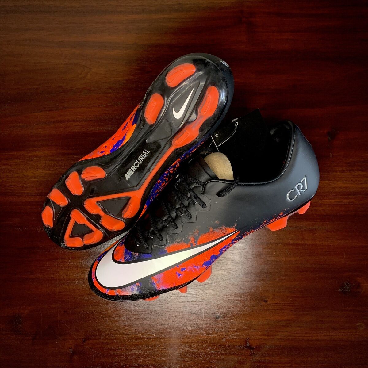 NIKE Mercurial Vapor 10 X HG US 8.5 UK 7.5 CR7 Lava | eBay NIKE Mercurial Vapor 10 X HG US 8.5 UK 7.5 CR7 Lava | eBay