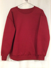 Red Soft Fleece lined Sweatshirt - Size XS