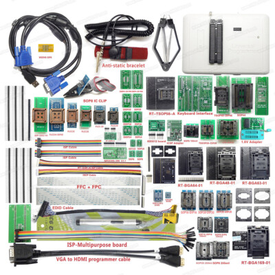 RT809H ic EMMC-NAND FLASH Programmer +55 Adapter for RT809H Programmer